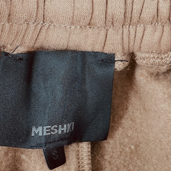 MESHKI sweatpants joggers Charlie unisex COSY JOGGER LATTE BROWN track p… - Picture 4 of 7